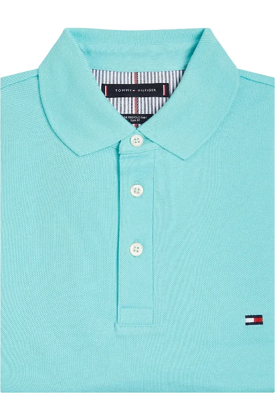 Collared polo shirtTommy Hilfiger Organic Oxford Polo Shirt, Miami Aqua