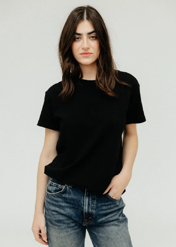 Nili Lotan Brady Tee in Black