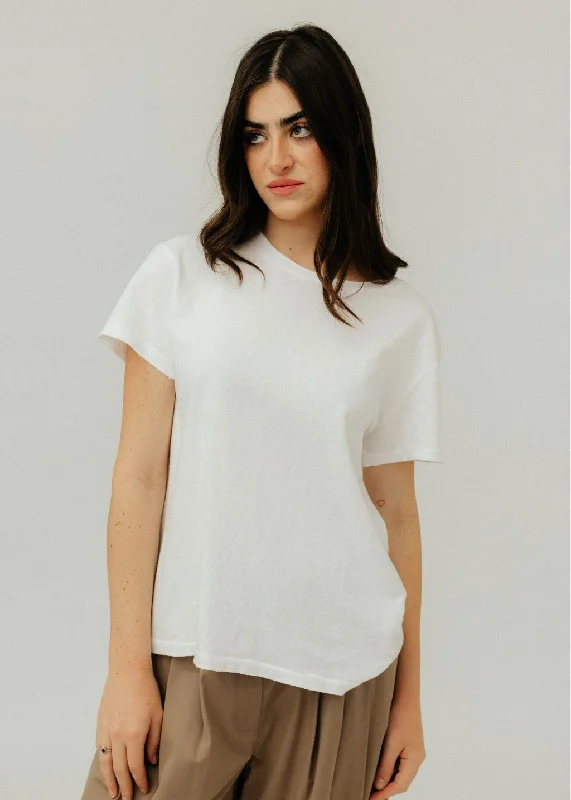 Nili Lotan Brady Tee in White