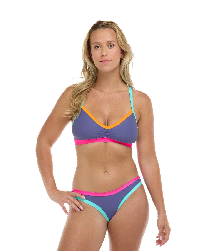 Vibration Drew D-F Cup Swim Top - Iris