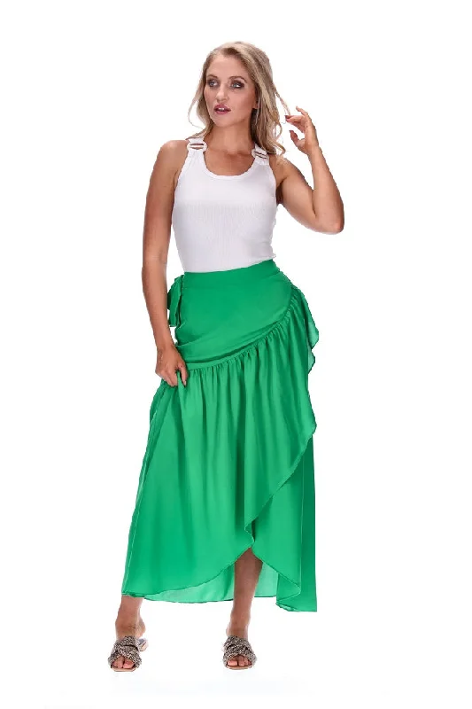 Palmer Wrap Skirt Green