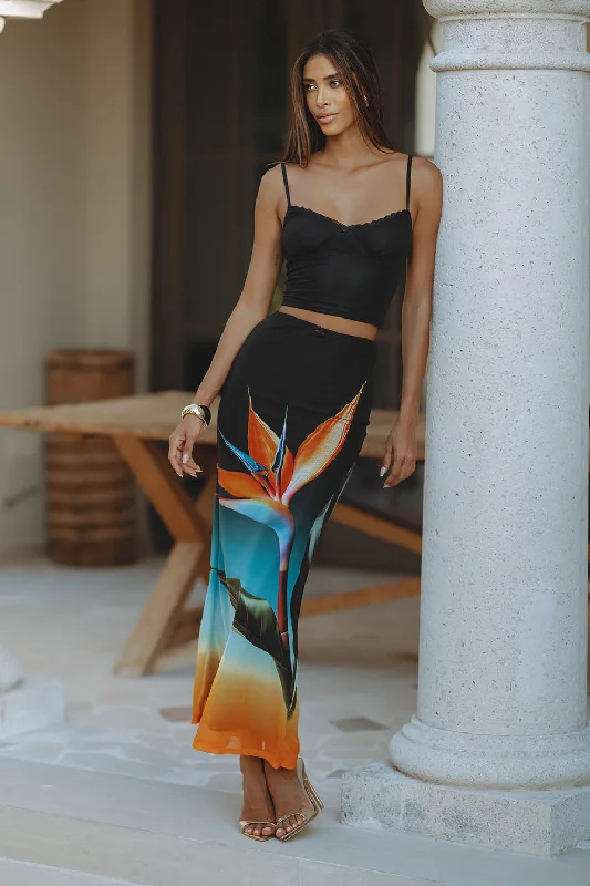 ANNA MAXI SKIRT - PARADISE